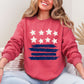 Retro Stars and Stripes, Patriotic, America, 4th of July Sweatshirt