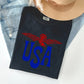 Retro USA, Eagle, America, Patriotic, 4th of July Tshirt Comfort Colors T-Shirt