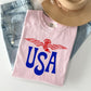 Retro USA, Eagle, America, Patriotic, 4th of July Tshirt Comfort Colors T-Shirt