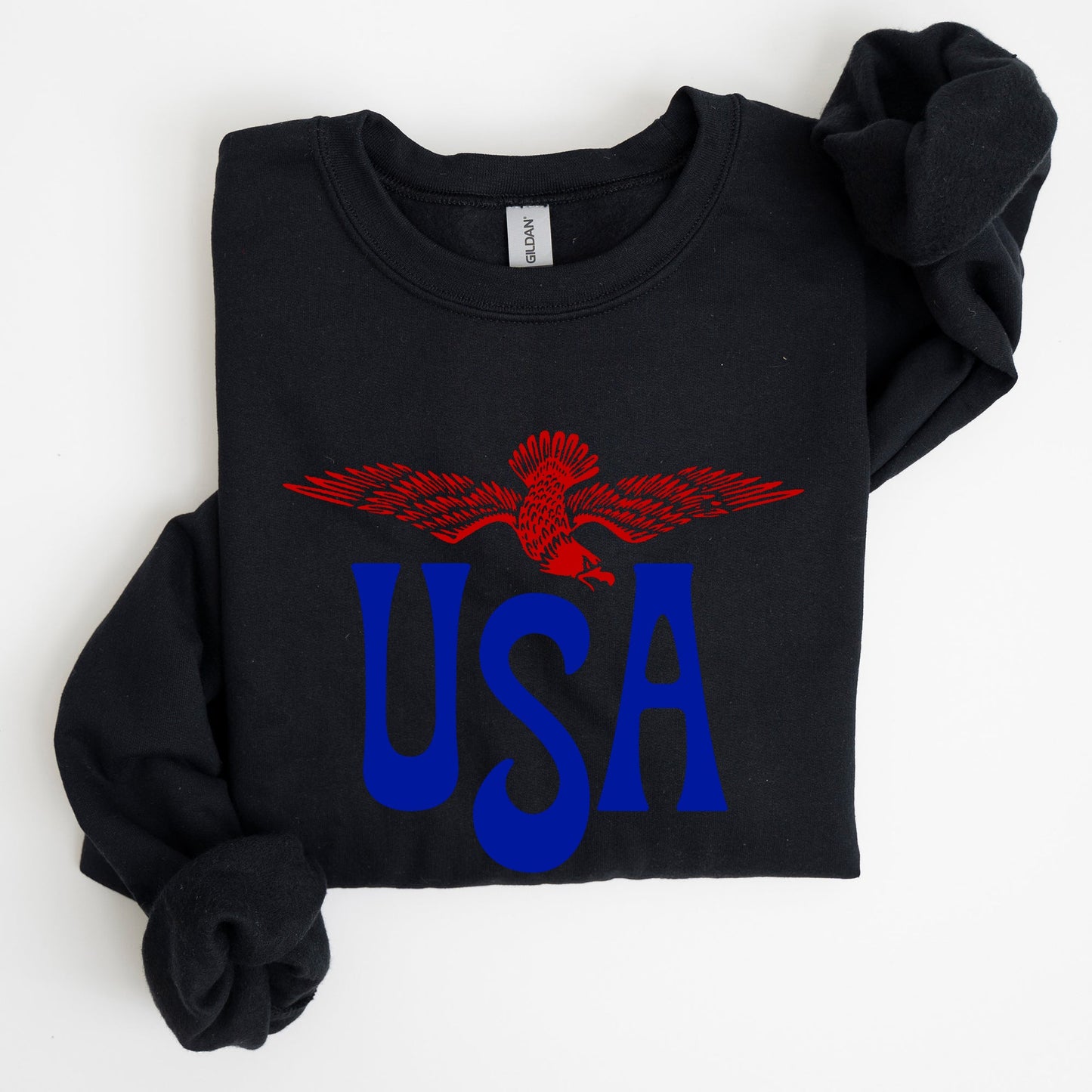 Retro USA, Eagle, America, Patriotic, 4th of July Sweatshirt