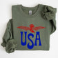 Retro USA, Eagle, America, Patriotic, 4th of July Sweatshirt