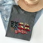Retro USA, Patriotic, 4th of July Comfort Colors Tshirt