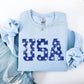 Retro, USA Stars, Patriotic, America, 4th of July Sweatshirt