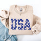 Retro, USA Stars, Patriotic, America, 4th of July Sweatshirt