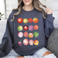 Ripe Tomato Print, Garden Fresh Sweatshirt