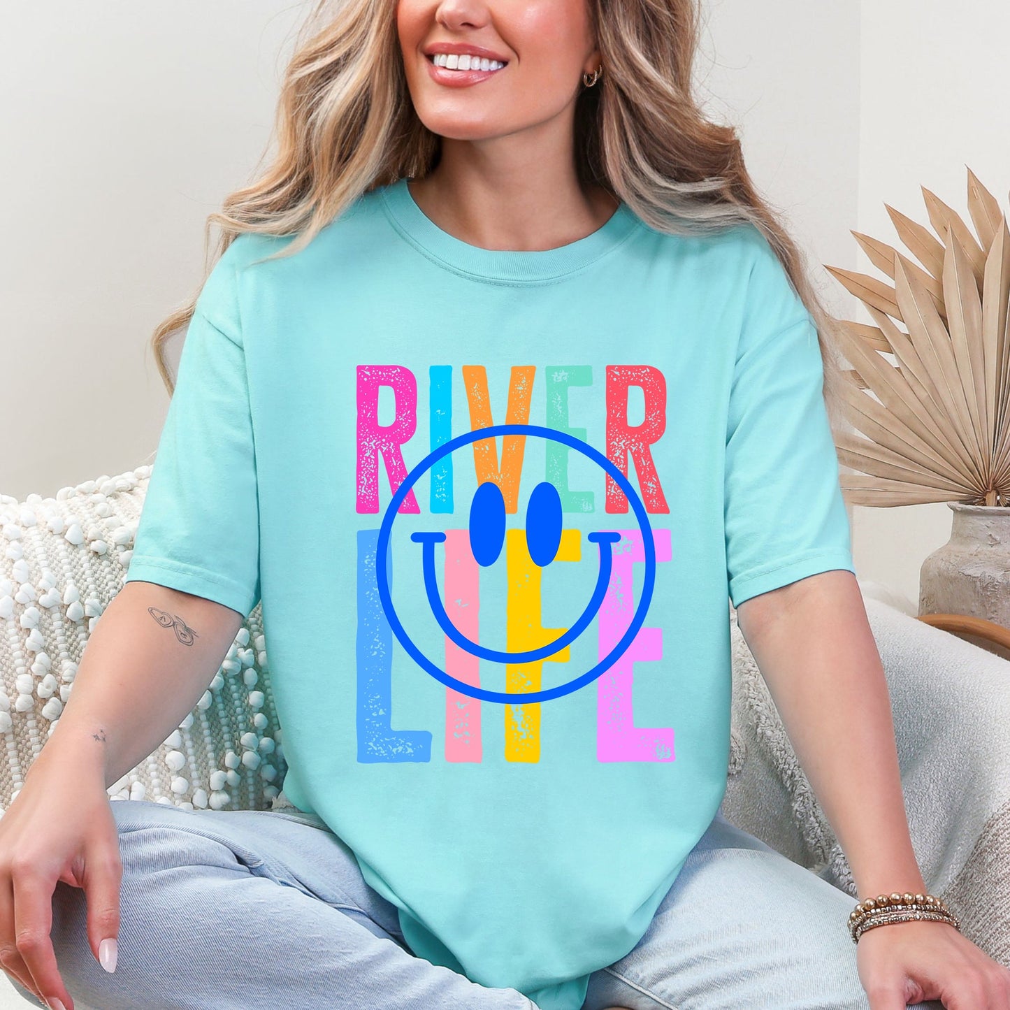 River Life, Float, Summer, River Rat, Retro, Comfort Colors T-Shirt