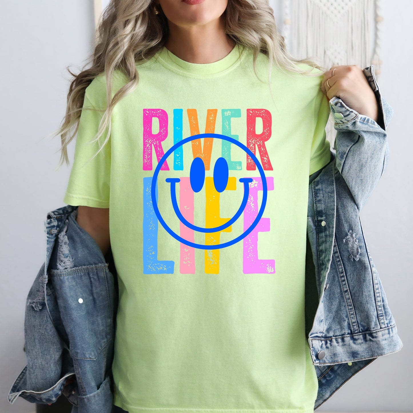 River Life, Float, Summer, River Rat, Retro, Comfort Colors T-Shirt