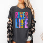 River Life, Float, Summer, River Rat, Retro, Comfort Colors T-Shirt