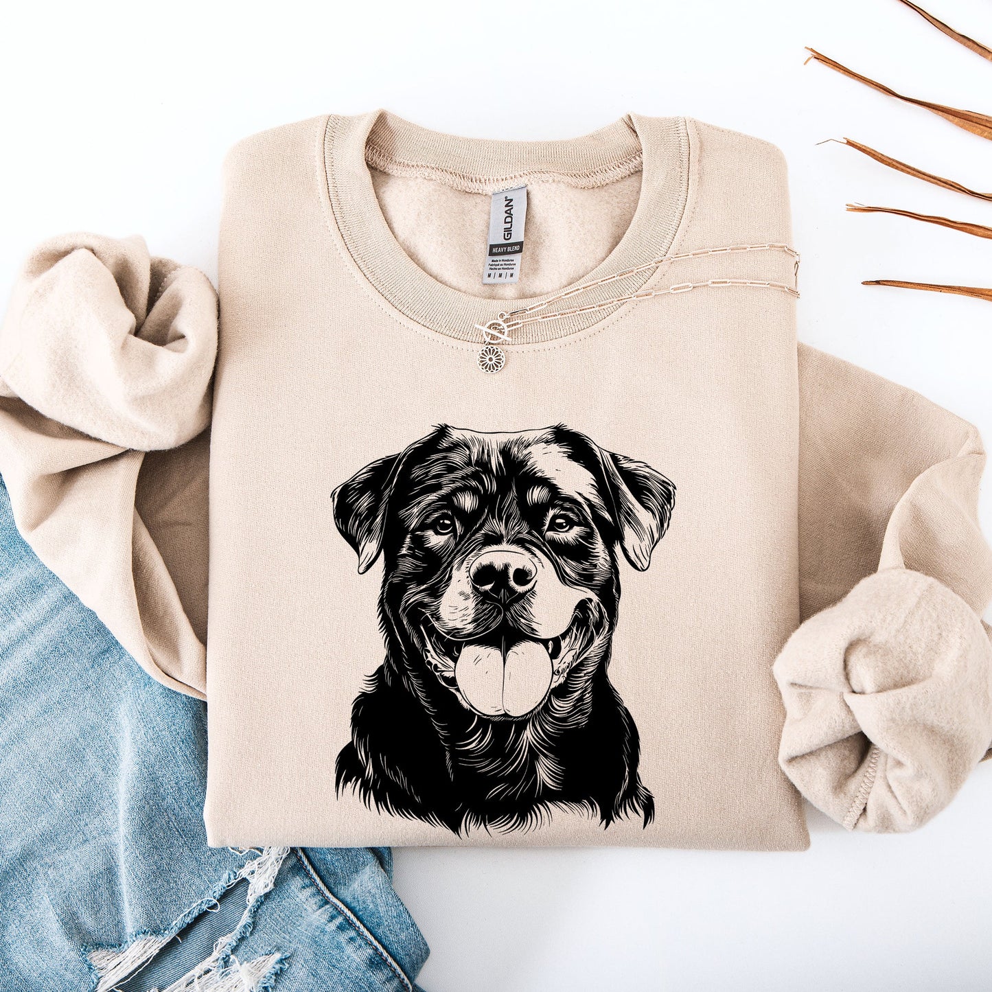 Rottweiler, Dog Lover Apparel, Pet, Dog Breed, Cute Sweatshirt