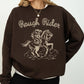 Rough Rider, Rodeo, Cowgirl, Horse, Bronco Cowboy Sweatshirt