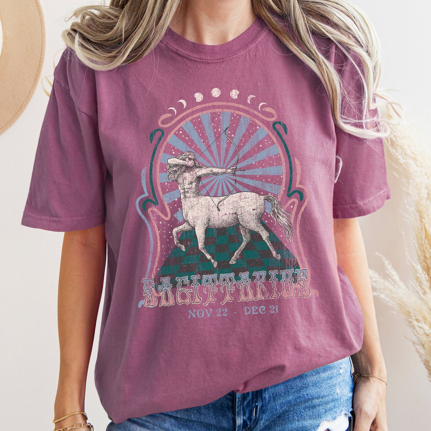 Sagittarius Zodiac Comfort Colors Tees, Horoscope, Astrology