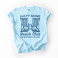 Salty Moms, Beach, Summer, Travel, Vacation, Holiday, Sun, Comfort Colors T-Shirt