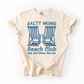 Salty Moms, Beach, Summer, Travel, Vacation, Holiday, Sun, Comfort Colors T-Shirt