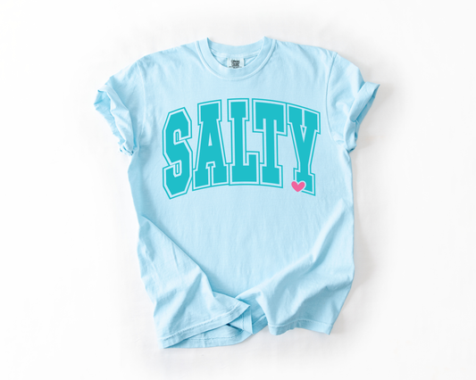 Salty, Beach, Summer, Travel, Vacation, Holiday, Sun, Comfort Colors T-Shirt