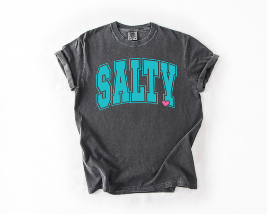 Salty, Beach, Summer, Travel, Vacation, Holiday, Sun, Comfort Colors T-Shirt