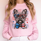 Scottish Terrier Patriotic Dog, USA, America, Pet Lover, 4th of July Sweatshirt