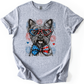 Scottish Terrier Patriotic Dog, USA, America, Pet Lover, 4th of July, Soft Style T-Shirt