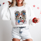 Sheltie, Shetland Sheepdog Patriotic Dog, USA, America, Pet Lover, 4th of July Sweatshirt