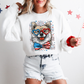 Shiba Inu Patriotic Dog, USA, America, Pet Lover, 4th of July Sweatshirt