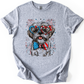 Shih Tzu Patriotic Dog, USA, America, Pet Lover, 4th of July, Soft Style T-Shirt