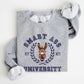 Smart Ass University Sweatshirt, Donkey, Sarcastic, College, Funny Meme