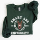 Smart Ass University Sweatshirt, Donkey, Sarcastic, College, Funny Meme