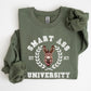 Smart Ass University Sweatshirt, Donkey, Sarcastic, College, Funny Meme