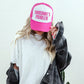 Somebody’s Problem, Sassy, Funny, Bright Pink Snapback Trucker Hat