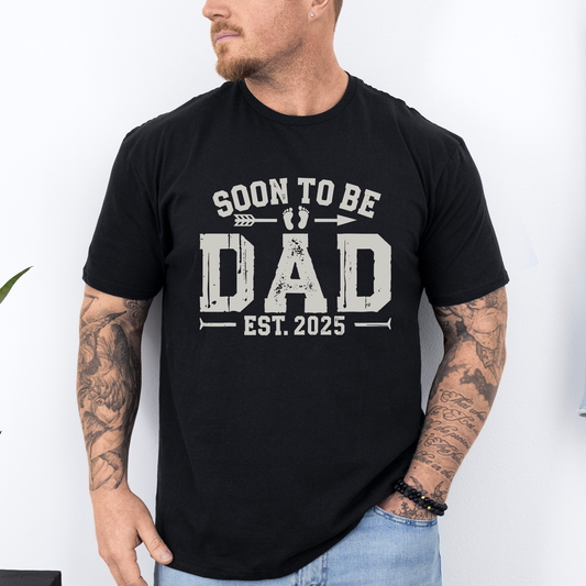 Soon To Be Dad, Father's Day, Husband, Guy Gift, Fiance, Brother, Soft Style T-Shirt