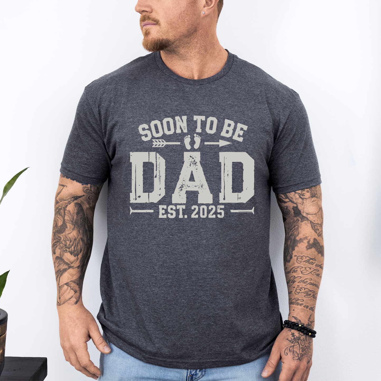 Soon To Be Dad, Father's Day, Husband, Guy Gift, Fiance, Brother, Soft Style T-Shirt