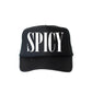 Spicy, Sassy, Funny, Black Snapback Trucker Hat
