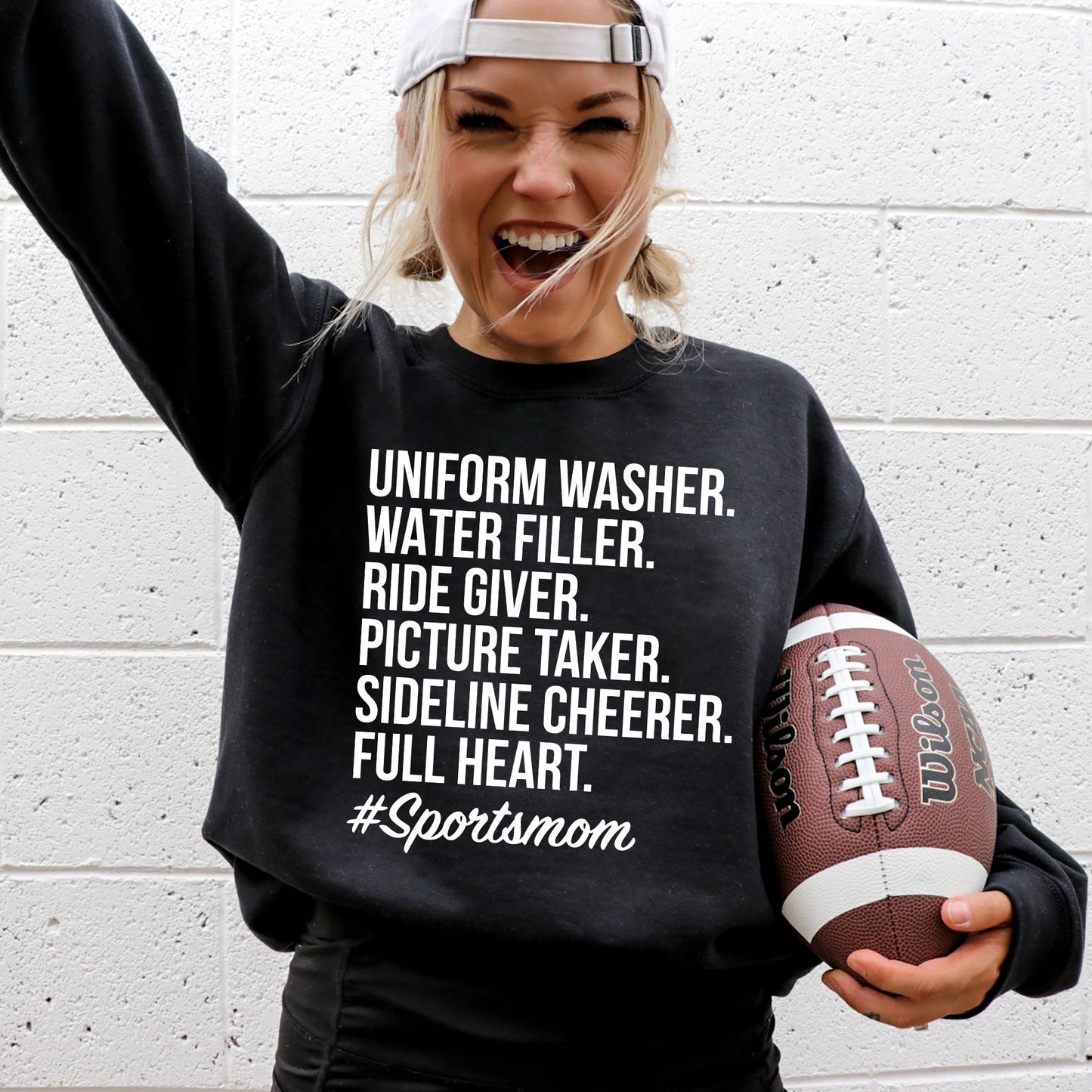 Sports Mom, Football, Soccer, Baseball, Basketball, Volleyball, Tailgate Party Sweatshirt