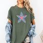 Starfish, Sea Life, Summer, Beach, Comfort Colors T-Shirt