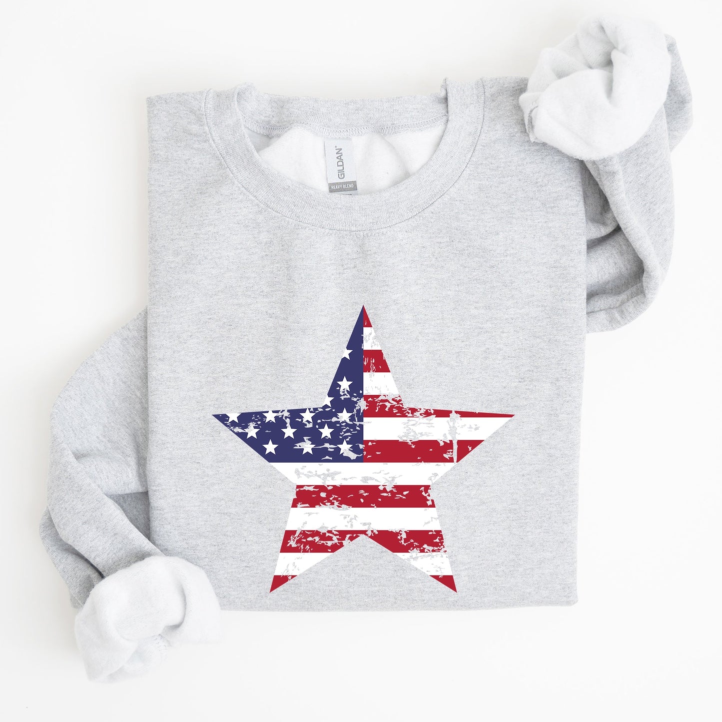 Stars and Stripes, Flag, Patriotic, 4th of July Sweatshirt