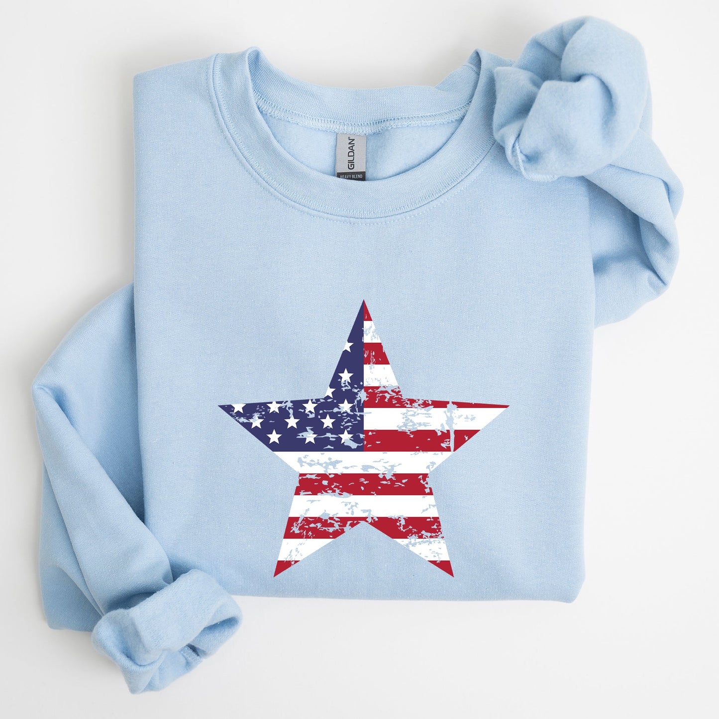 Stars and Stripes, Flag, Patriotic, 4th of July Sweatshirt