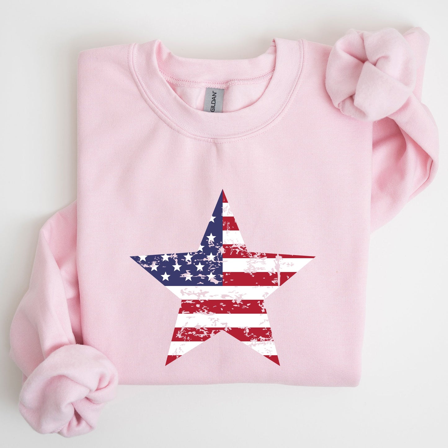Stars and Stripes, Flag, Patriotic, 4th of July Sweatshirt