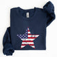 Stars and Stripes, Flag, Patriotic, 4th of July Sweatshirt