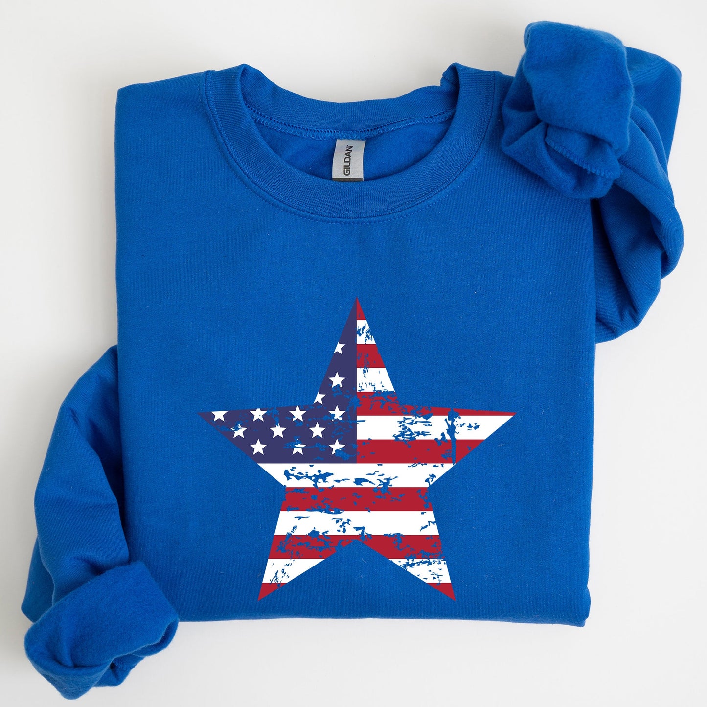 Stars and Stripes, Flag, Patriotic, 4th of July Sweatshirt