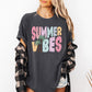 Summer Vibes, Retro, Colorful, Beach, Comfort Colors T-Shirt
