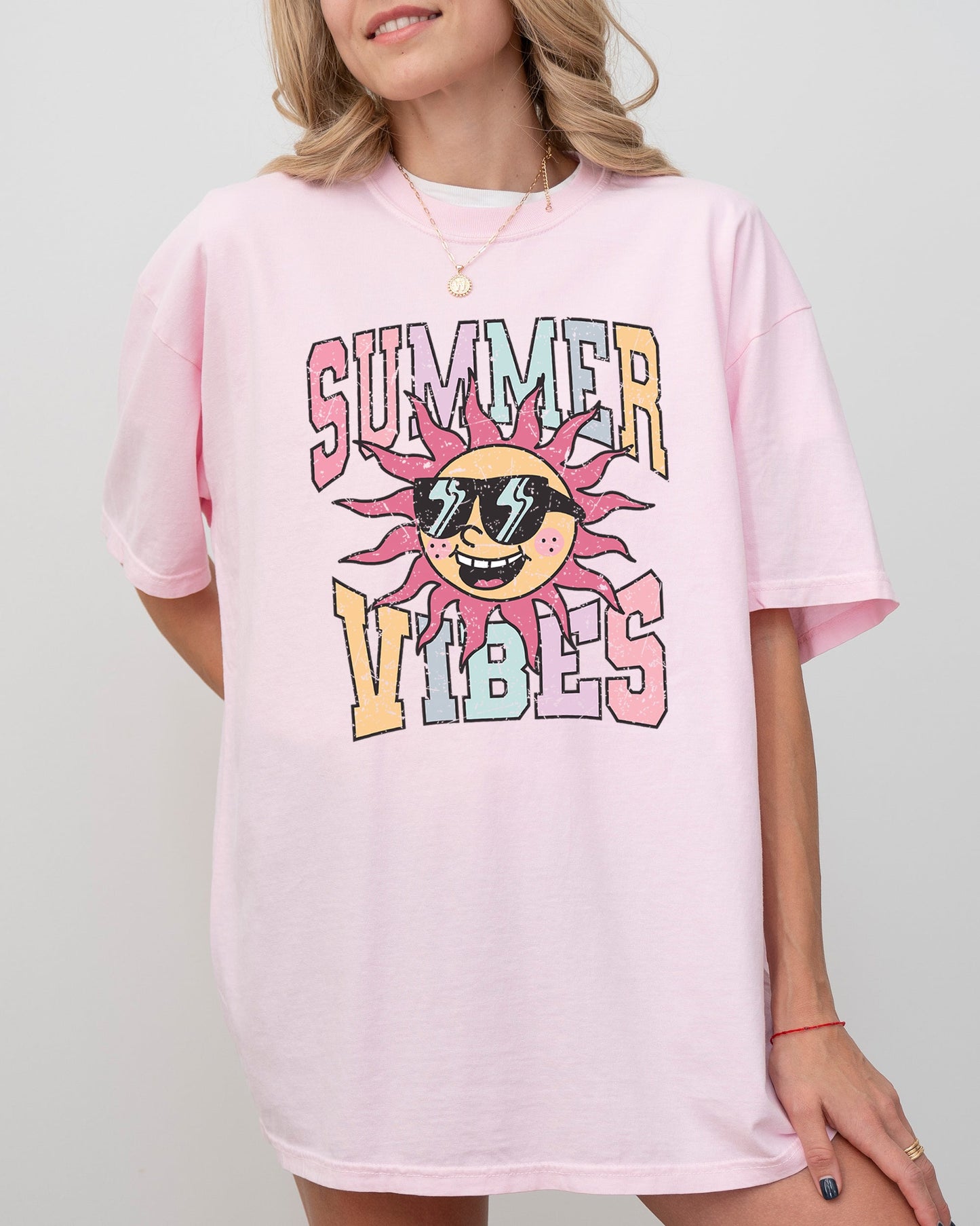 Summer Vibes, Retro, Hot Girl Summer, Beach Vacation Tshirt Comfort Colors T-Shirt