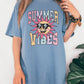 Summer Vibes, Retro, Hot Girl Summer, Beach Vacation Tshirt Comfort Colors T-Shirt