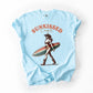 Sun Kissed Cowgirl, Summer, Beach, Sea Life, Outdoor, Travel, Western, Country, Comfort Colors T-Shirt