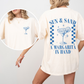 Sun and Sand, Margarita, Summer, Beach, Front and Back, Comfort Colors T-Shirt