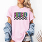 Sunkissed, Retro Checkered, Beach, Summer, Comfort Colors T-Shirt