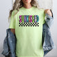 Sunkissed, Retro Checkered, Beach, Summer, Comfort Colors T-Shirt
