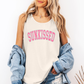 Sunkissed, Retro, Varsity, Summer, Beach, Hot Girl Summer, Sunshine Comfort Colors Tank Top