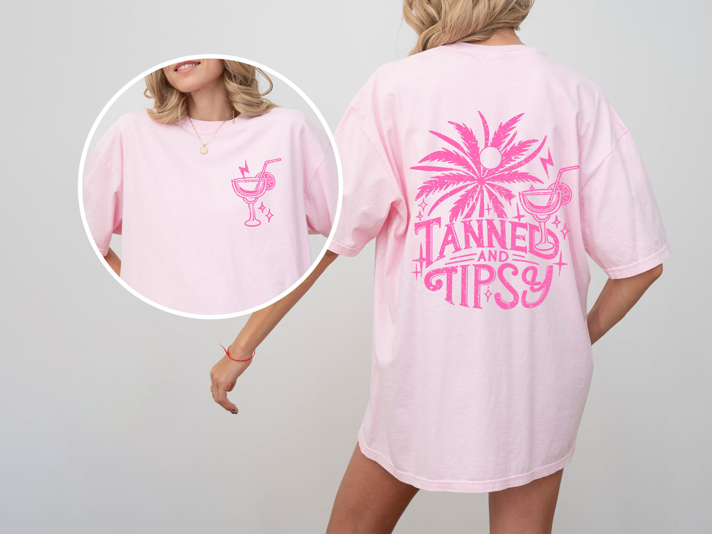 Tanned and Tipsy, Drunk Vibes, Summer Fun, Beach Days, Margarita, Hot Girl Summer, Tshirt Comfort Colors T-Shirt