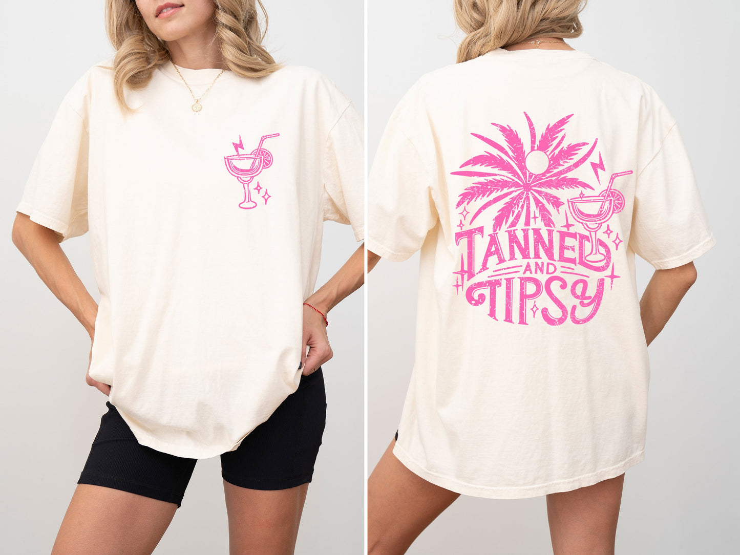 Tanned and Tipsy, Drunk Vibes, Summer Fun, Beach Days, Margarita, Hot Girl Summer, Tshirt Comfort Colors T-Shirt