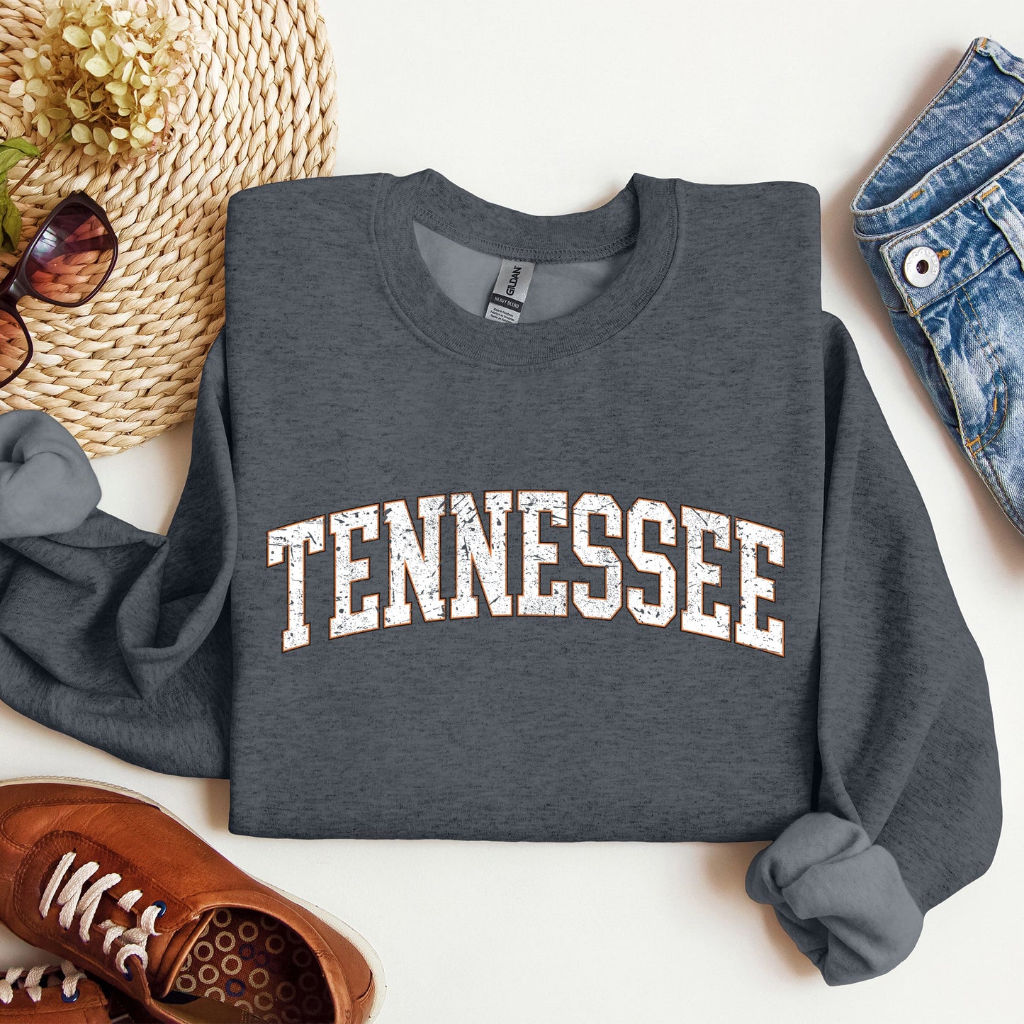 Tennessee, Football, Sports, Game Day, Big Game, Touchdown, Tailgate Party, University, College, State Sweatshirt