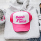 Thank You Next, Sassy, Funny, Bright Pink Snapback Trucker Hat